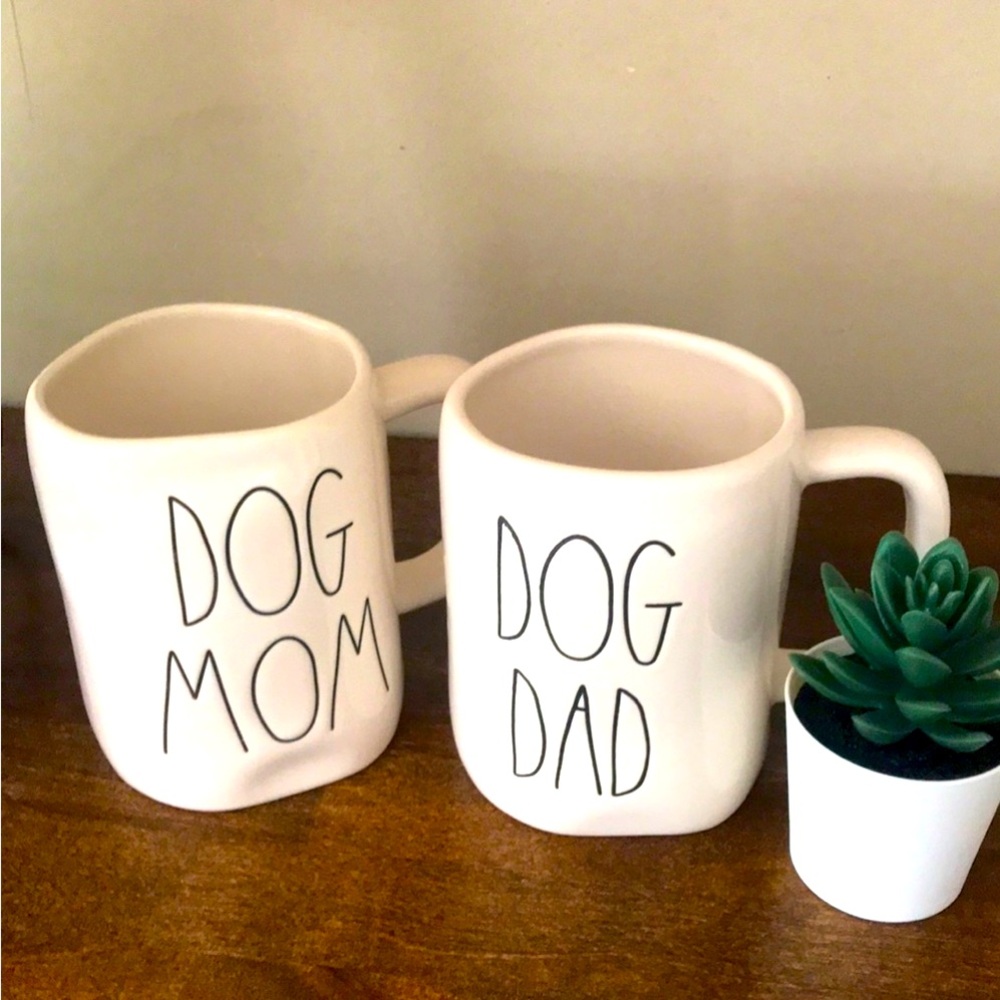 Rae Dunn Dog Mom & Dog Dad Mugs
